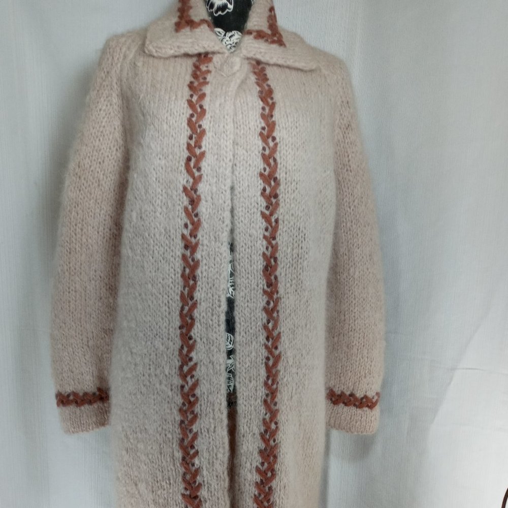 Vintage Charles & Co. Mohair Full Length Cape